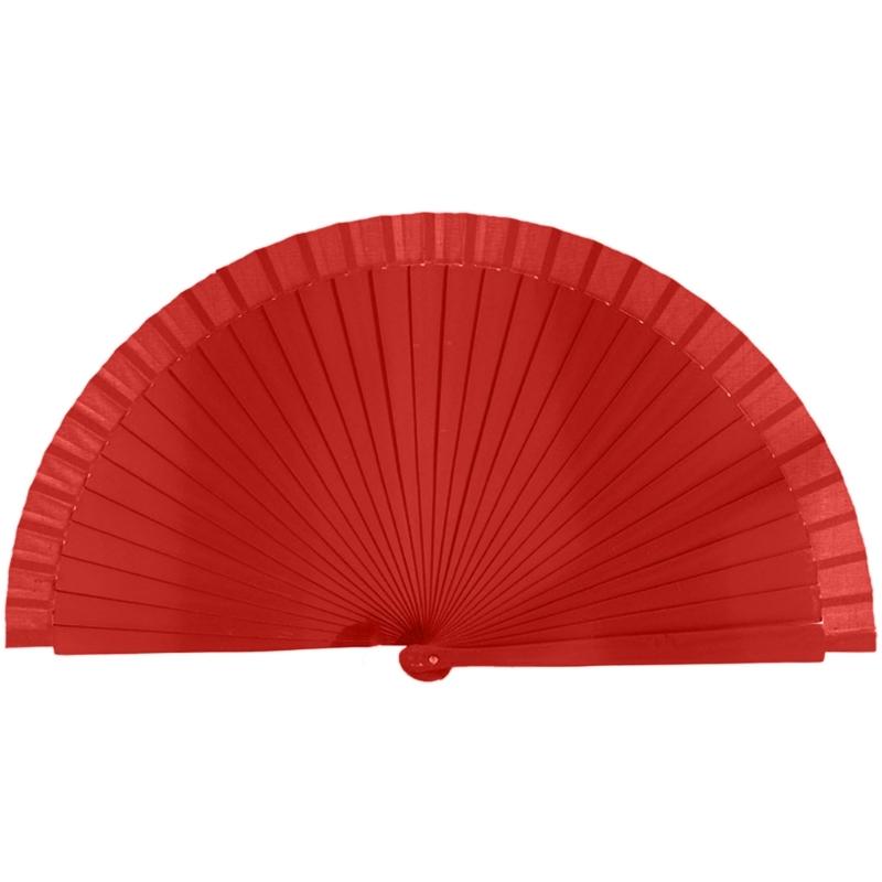 Traditional Wooden Hand Fan Classical Vintage Spanish Solid Color Folding Fan