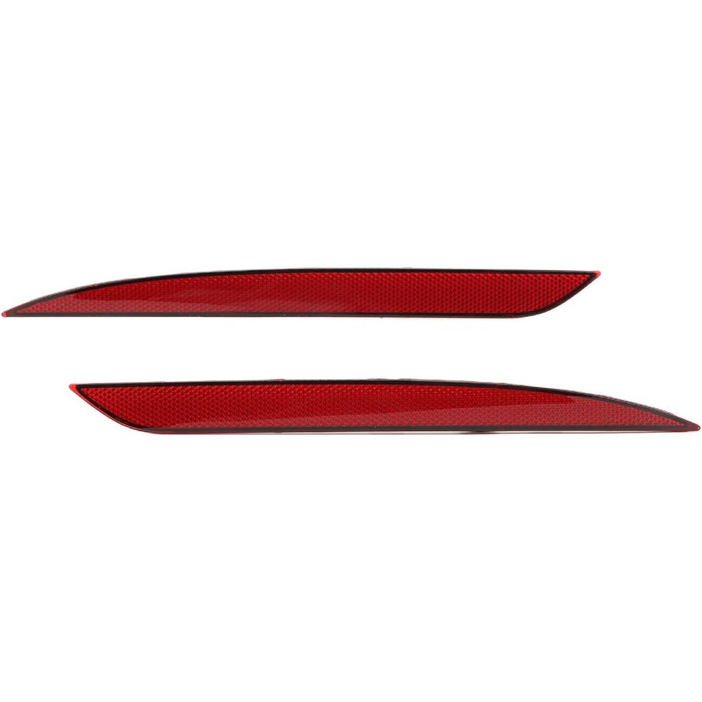 Rear Bumper Reflector Set for Tesla 2020-2023, Left and Right Red Reflector Replacement, ABS and PC Tail Light Reflector Lens, Replaces 1495817-00-C