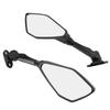 Pair Motorcycle Rearview Mirrors with Mounting Accessory Fit for Honda CBR900 CBR919 CBR929 CBR954