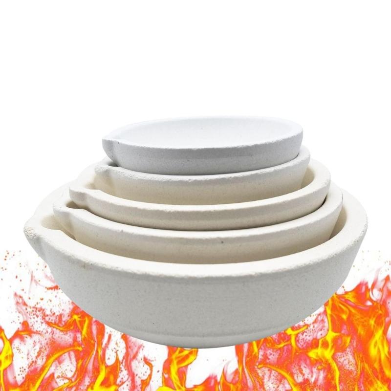 Professional Melting Crucible Bowl Tool Collection Withstands Up To 1500°C with Whip Tongs Handle For Metal Casting And Refining