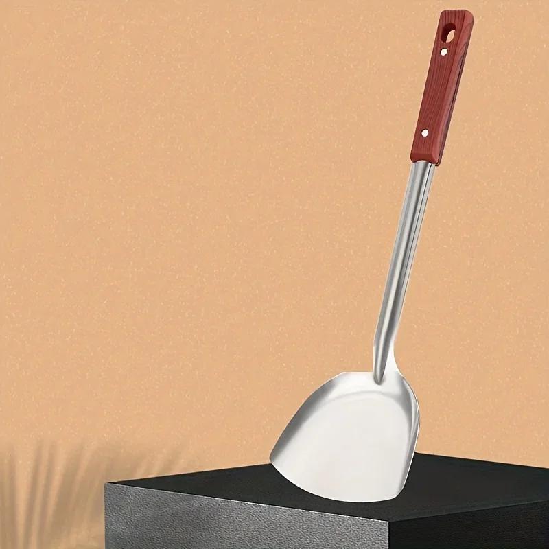 

1/3 шт. утолщенная нержавеющая стальная кухонная лопатка, кухонная антипригарная сковорода, специальная ложка для жарки, набор бытовой кухонной утвари