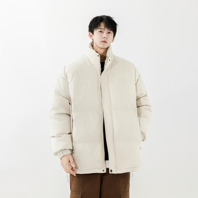 New Winter White Duck Down Fashionable Stand Collar Versatile Men's Warm Down Jacket