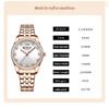 CURREN New Top Women's Watch Fashion Diamond Watches Small Light Thin Steel Band Fashion Waterproof Quartz Watches