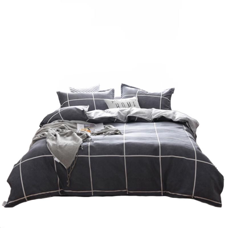 Nanjiren Ultra-Soft Brushed Microfiber 4-Piece Bedding Set