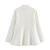 2025 Spring Women's European & American Style Fashion Knit Coat with Short Skirt Hem