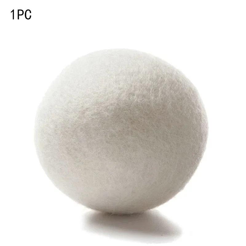 

3/6-Pack Wool Dryer Balls Handmade Drying Balls Dryer Reusable Natural Fabric Softener Reduce Wrinkles and Decrease Drying Time