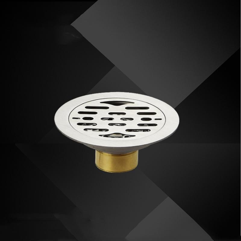 Stainless Steel Bathroom Floor Drain Grate Shower Waste Strainer Cover Deodorant Drainage System for Bathrooms