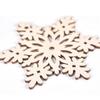 24 Wooden Snowflake Decorations Christmas Tree Hanging Decoration Snowflake Shape Decoration Hollow Hanging Decoration