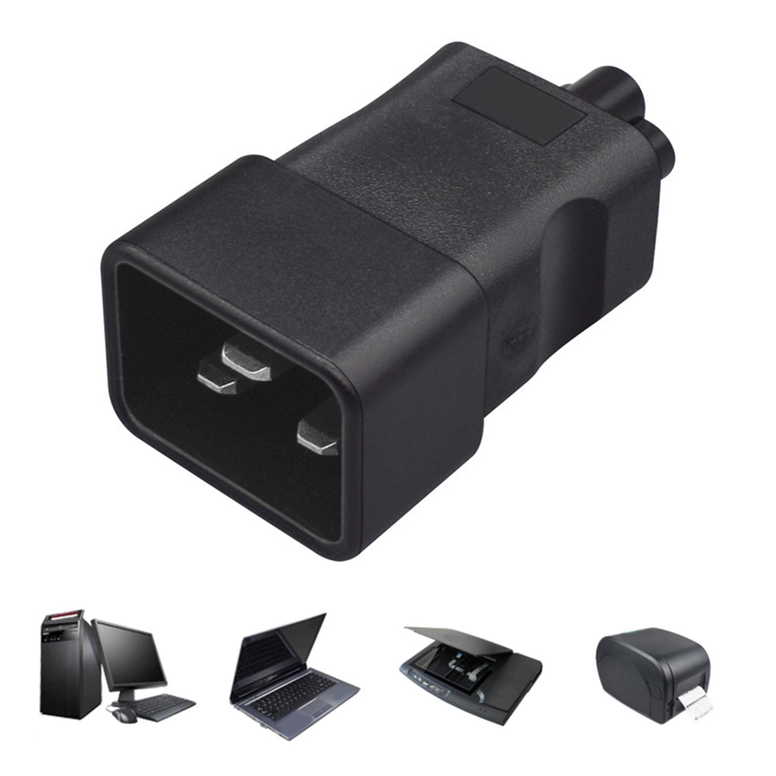 

Адаптер питания IEC320 C20 - C5, 16A 3-контактный разъем папа на 3-контактный разъем клеверный лист