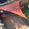 Outdoor Shade Cloth UV Resistant Breathable Wind-Resistant Fabric Sun Shade Canopy with Stainless Steel D-Rings