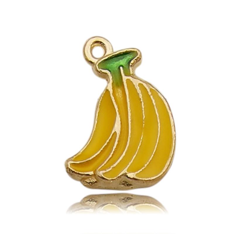 20PCS/BAG Mixed Enamel Peach Charms Sweet Style Fruit Charms Summer Kawaii Fruit Pendant for Jewelry Making Bracelets Necklace