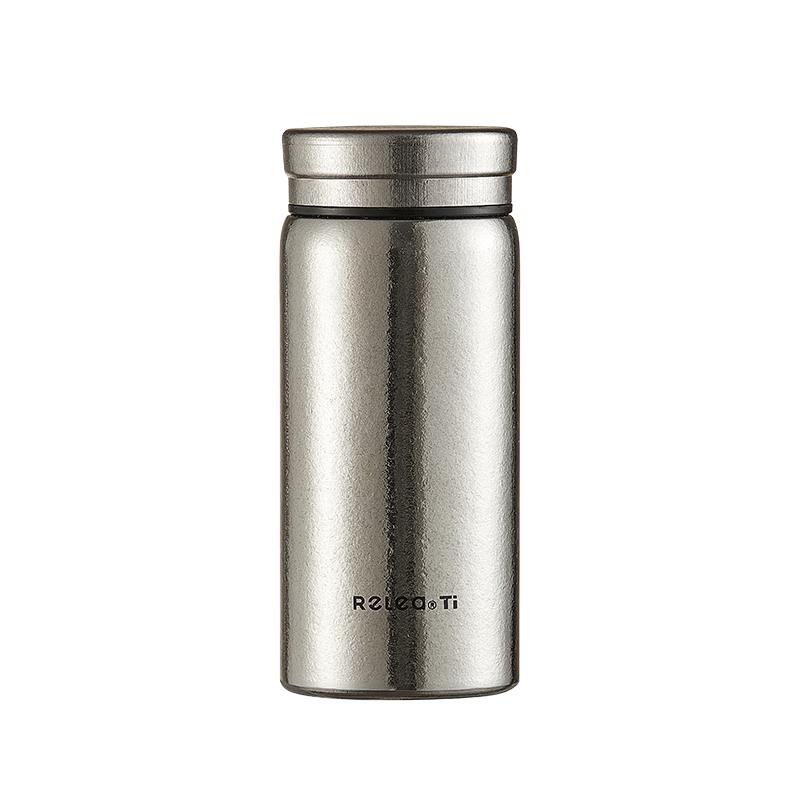 Wushengwu Portable Pure Titanium Insulated Tea Infuser Bottle 200ml