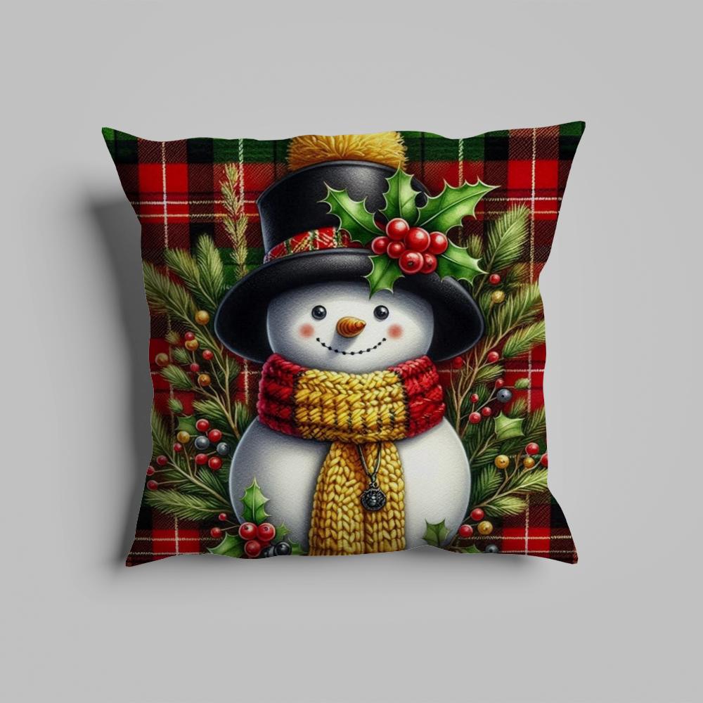 Kissenbezug luxuriös Heimbüro, Sofa dekorativ Mehrgrößen Autositzkissen, Kissenbezüge Weihnachtsmann Weihnachten Retro