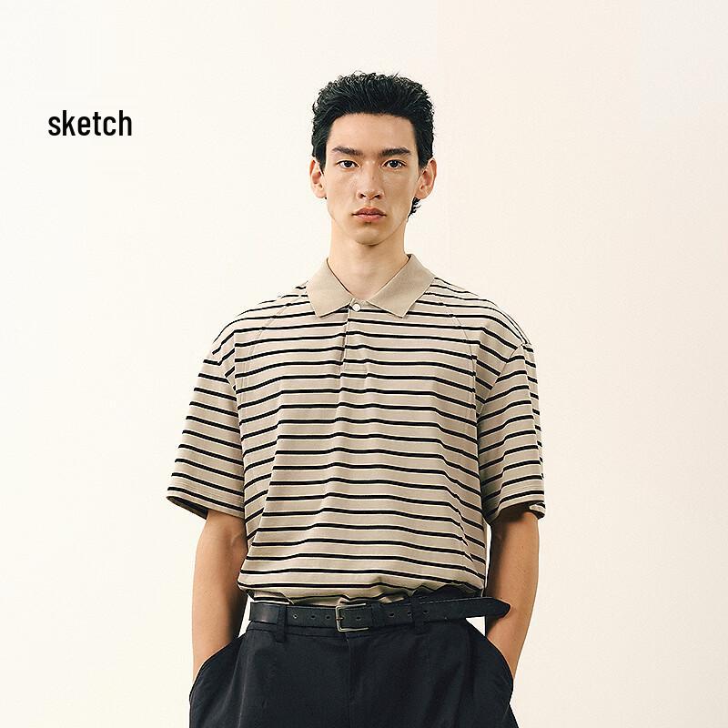 CROQUIS Men s 2026 Summer Loose-Fit Polo Shirt L