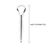 Stainless Steel Tongue Scraper - Bad Breath Removal Tool & Tongue Cleaner