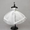 Mini Black Princess Doll Dress Wedding Dress Fluffy Skirt Multilayer Lace Tutu Dotted Doll Dress For Dolls Party Dress Clothes