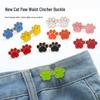 Colorful Snap Button Waist Cincher: Adjustable Nail-Free Jean Waistband Extender