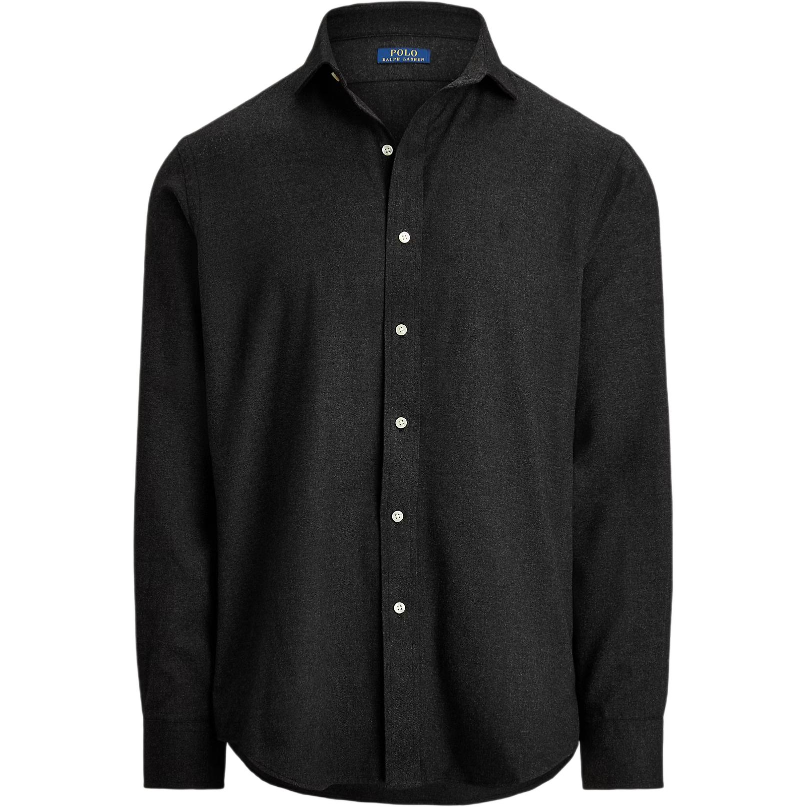 

Polo Ralph Lauren Вышитый логотип Однотонный Флис Хлопковая смесь Длинный рукав Приталенный Рубашка Классическая версия Мужские рубашки 710978984-003 L