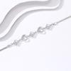 Heart To Heart Bracelet Women's Korean Exquisite Fashion Versatile Hollow Love Flash Diamond Jewelry Gift Women
