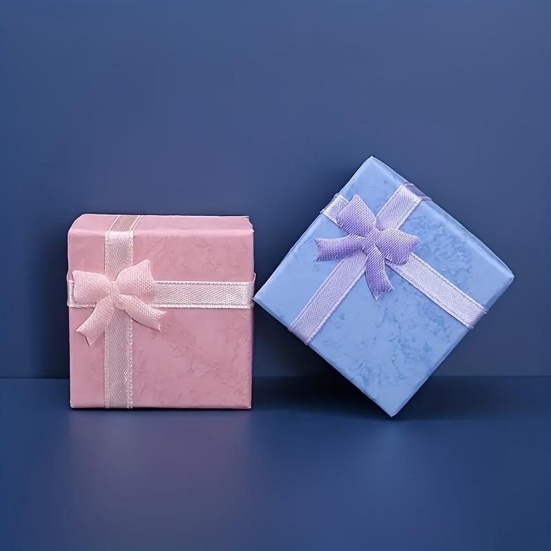 Gift 24pcs Jewelry Necklace Box Earrings Ring Bracelet Paper Box Gift Box Ribbon Packaging Box Wedding Decoration Box Gift Box