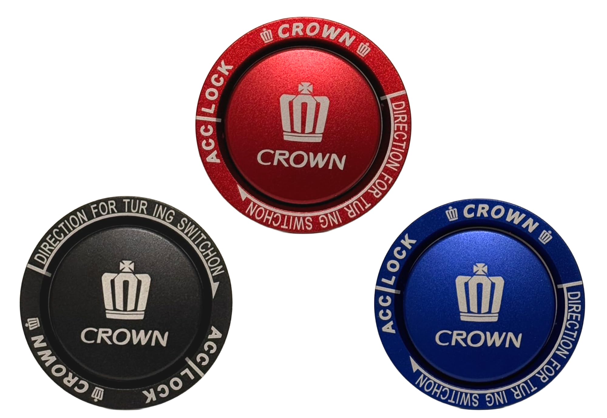 Engine start button cover & starter ring cover set for синий