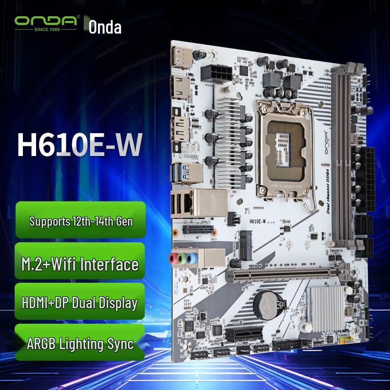 ONDA H610 LGA 1700 DDR4 Motherboard