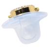 Baby Luxury Pacifier BPA   Little   Rhinestones Golden   Newborn Dummy Soother for 6 to 18 Months Baby