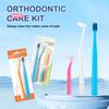 3/4/7Pcs L Shape Push-Pull Interdental Toothbrush Soft Bristle Tufted Brush for Oral Care Braces Cleaning Dental Care Accessory
