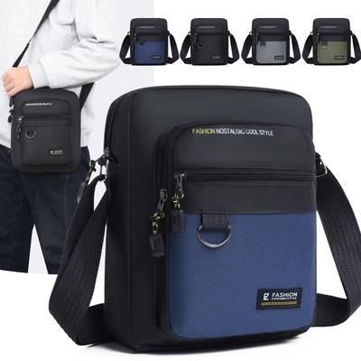 Men's Mobile Phone Bag Oxford Crossbody Bag Shoulder Bag Business Bag