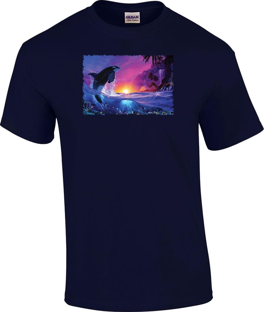 Orca Whale Ocean Sea T-Shirt S