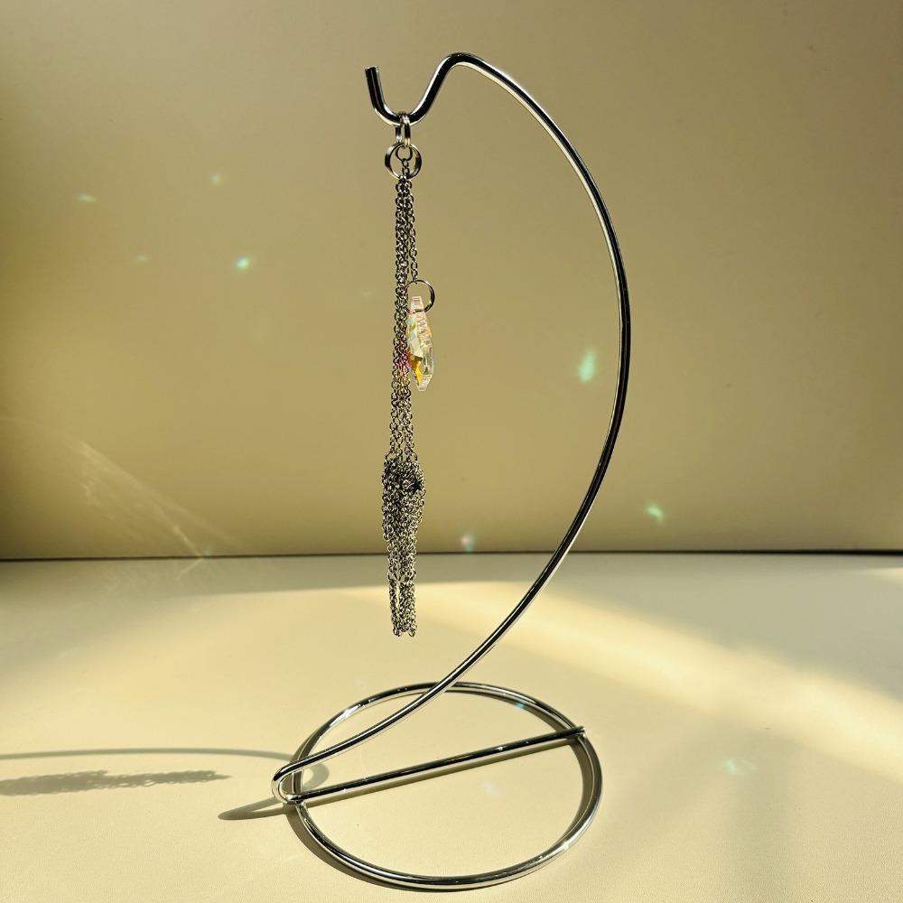 With Display Stand Stone Holder Interchangeable Tabletop Ornament Crystal Holder Cage