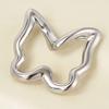 6pcs/Lot Silver/Gold Color Butterfly Animal Pendant Stainless Steel Charm For Jewelry Making Supplies Handmade Keychain Necklace