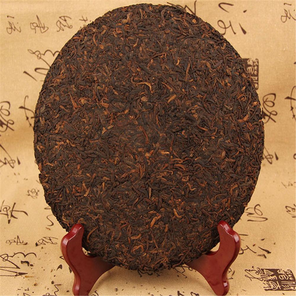 Natural Herbal Energy Tea Men Women China Cooked Pu-erh Tea Cake Ripe Puerh Black Tea 250g