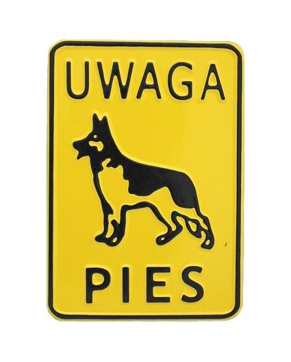 BOARD 15*20CM ATTENTION DOG - TAB M P23