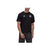 Adidas Captain Tsubasa Bequemes Lässiges Fußball Rundhals Kurzarm T-Shirt Herren Tops Schwarz GK3442