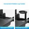 For Foldable storage car small table board multifunctional chair back car cup holder car table board