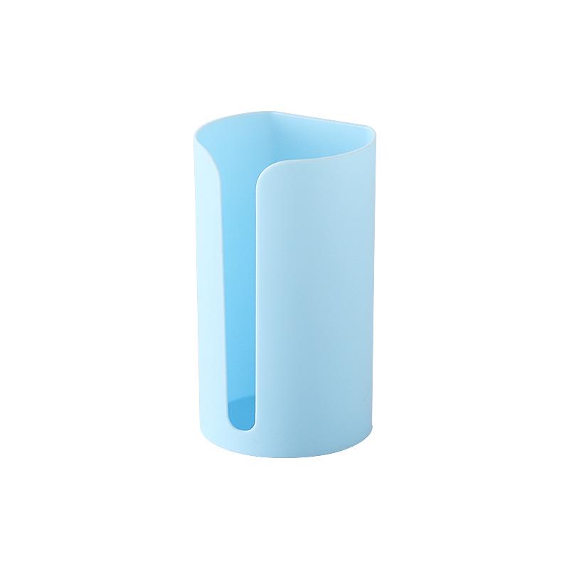 

Настенный пластиковый контейнер для хранения пакетов: Удобный, бесшовный диспенсер для пакетов для кухни. синий