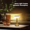 Cordless LED Table Lamp Retro Wireless Reading Lamp Desktop Night Light  Bedroom Lighting
