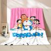 1PC Japanese Anime Doraemon Printed Blanket Flannel Fluffy Soft Blanket for Adult Kids Plush Sofa Bed Car Camping Luxury Gifts