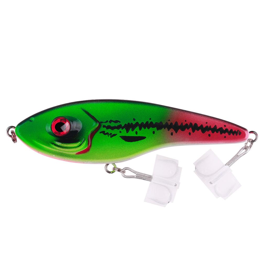 1PCS/Big VIB Sinking Swim Big Jerkbait Lipless Crankbaits Wobblers Vib Ratlin for Freshwater And Saltwater Pike Walleye
