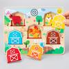 Animal Sound Matching Puzzle Board Fine Motor Skill Building for Home, Classroom