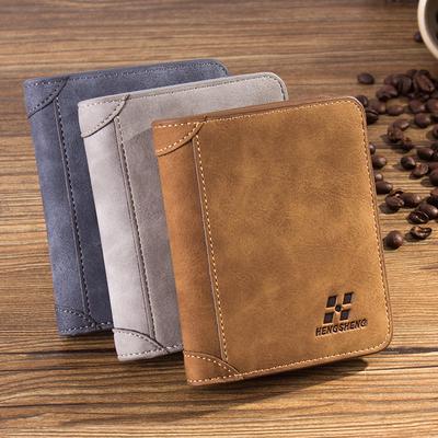 Erkek Cüzdan Deri Billfold İnce Hipster Dana Derisi Kredi Kartı/Kimlik Tutucular Ekler bozuk para çantaları Lüks İş Katlanabilir Cüzdan