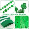 Saint Patrick Costume Shamrock Eyeglasses Headband Tutus Skirt Irish Festival Costume Accessories Saint Patrick Day Outfits