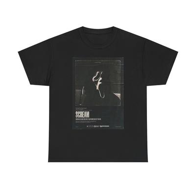 Scream Graphic T Shirt Retro Movie Poster Unisex Heavy Cotton Tee Unisex T-Shirt
