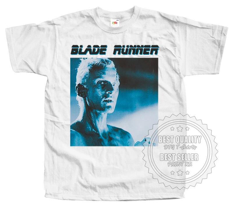 BLADE RUNNER v48 T-shirt Movie Poster Roy Batty WHITE Shirt sizes S to 5XL S