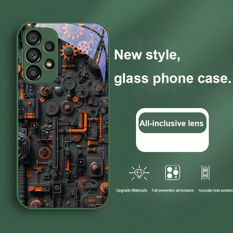 Old Style Drainage Pipe For Samsung Galaxy S24 Plus S20 21 FE S23 Ultra S8 9 A70 72 73 50 51 52 53 Tempered Glass Phone Case