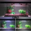 Luz LED para Aquário Lâmpada de Crescimento para Plantas Impermeável para Aquário 18-58CM Iluminação Decorativa para Aquários Subaquáticos 90-260V Chip 5730