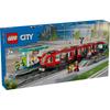 LEGO City Downtown Tram and Stop Set 811 Pieces Toy for Kids Ages 7-9 Building Blocks