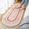 Bedside Carpet Thickened Floor Mat Long Anti Slip Foot Mat Absorbent and Anti Slip