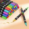 6/12-Pack Dual-Tip Acrylic Markers (With Soft Brush Tip) — Acrylic Paint Pens, Ideal For Calendars, Planners, And Card Making